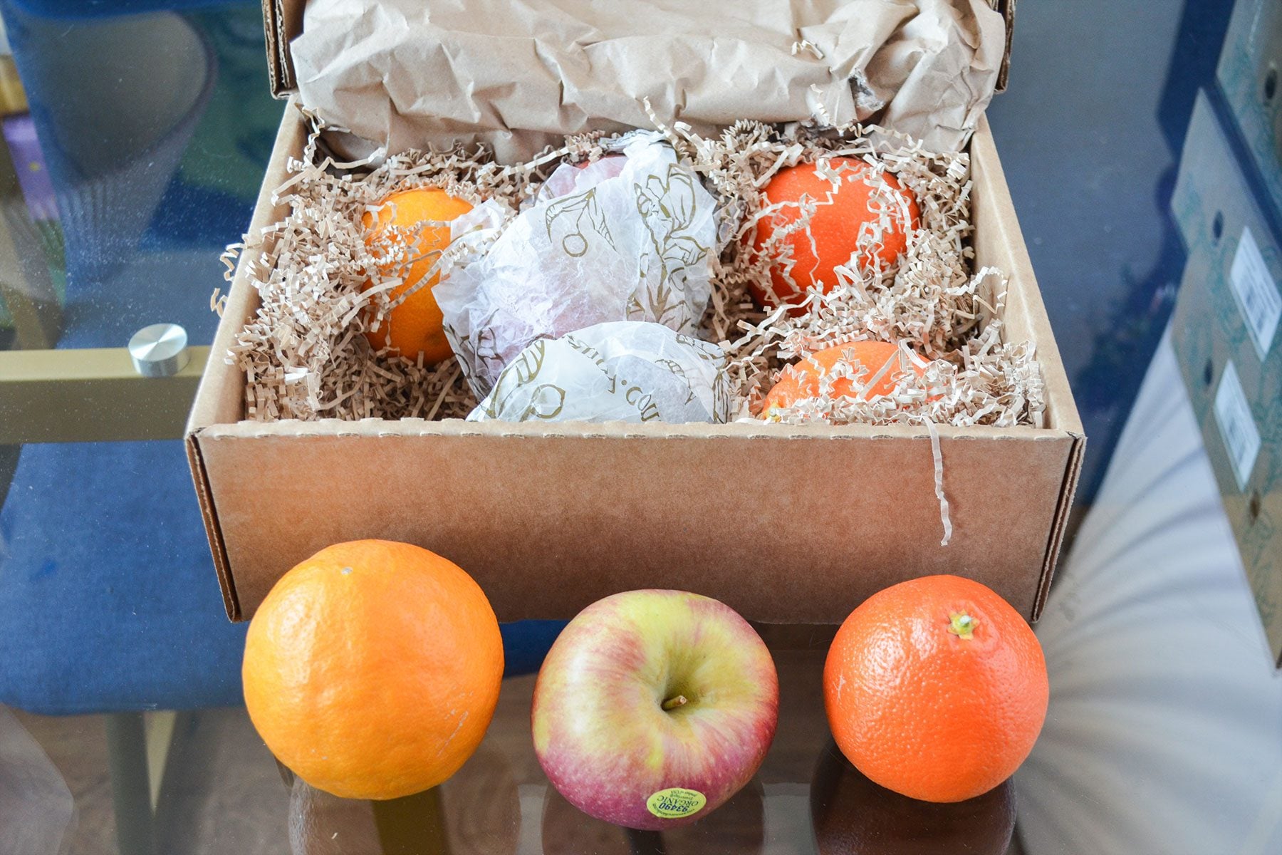 Fruits on table