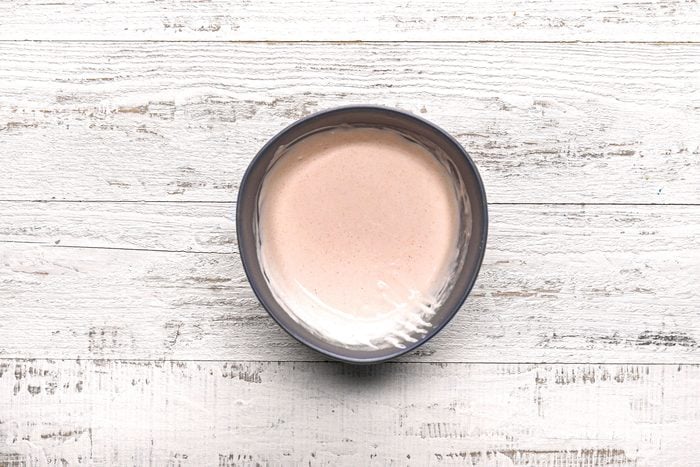 Sauce in small bowl