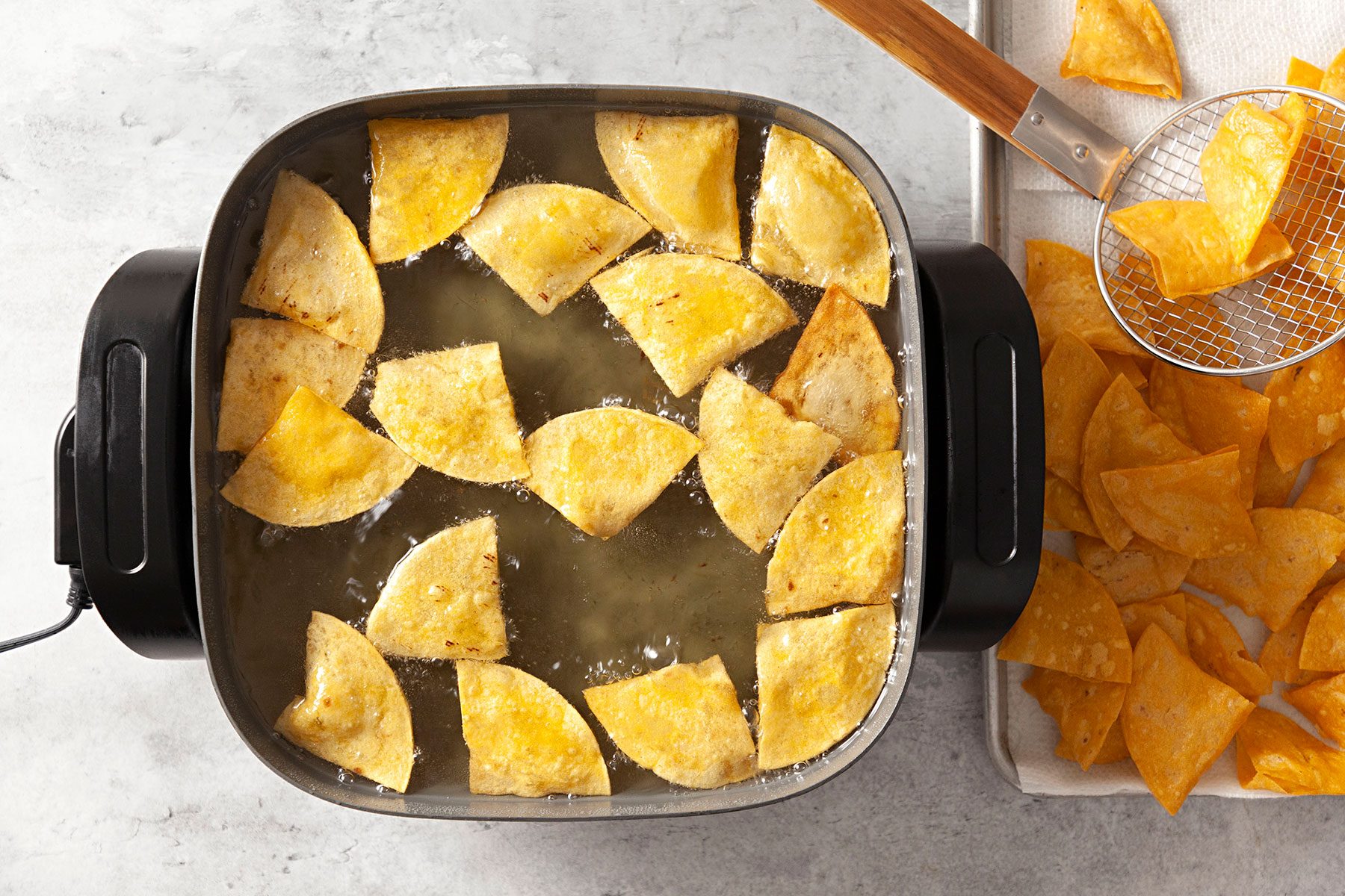 Frying Tortillas