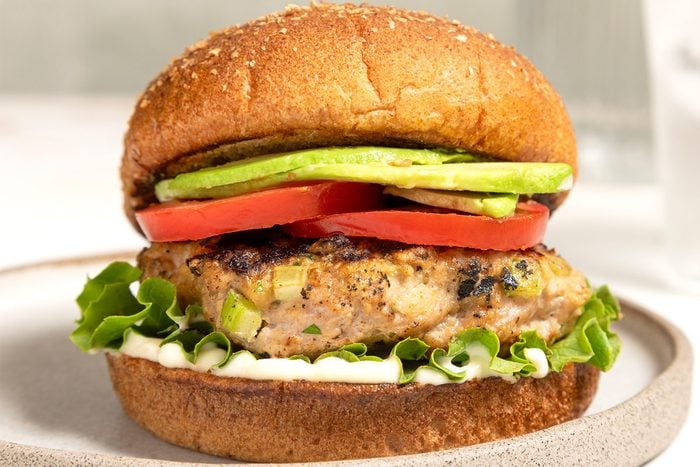 Grilled Ground Turkey Burgers
