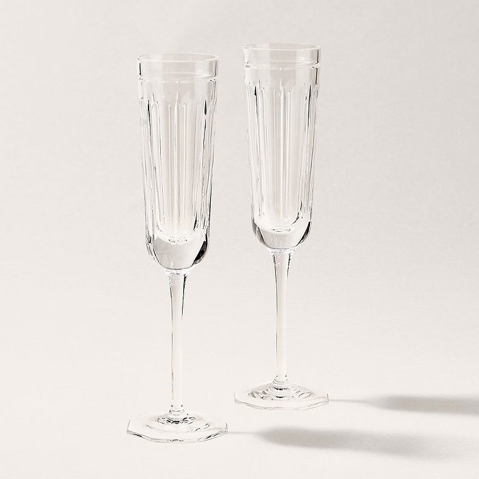Crystal Champagne Flute Gift Set