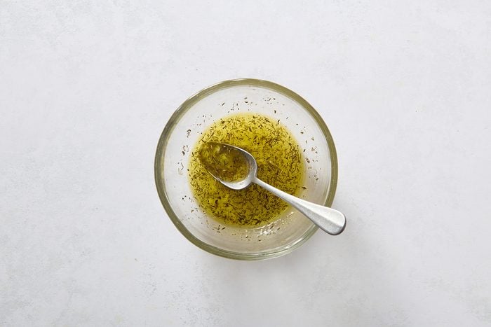 Combining the marinade ingredients