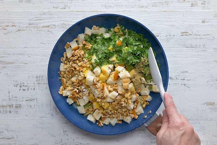 Add the remaining ingredients in the skillet