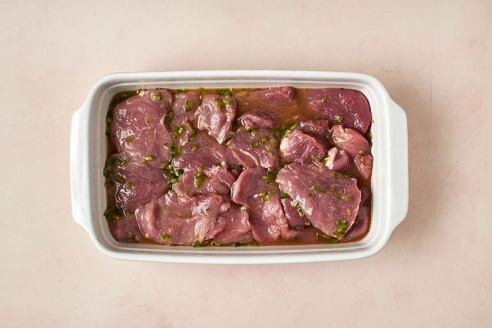 Marinate the pork