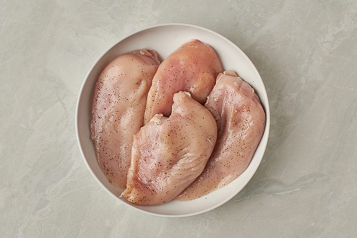 Season the chicken