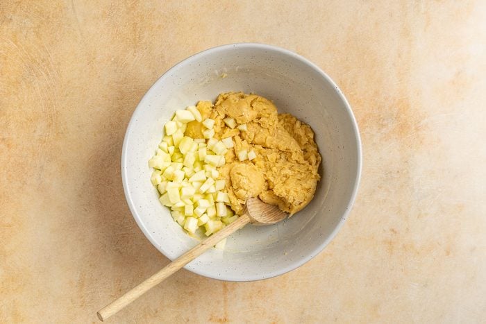 Taste of Home Apple Muffins recipe photo of making the batter.