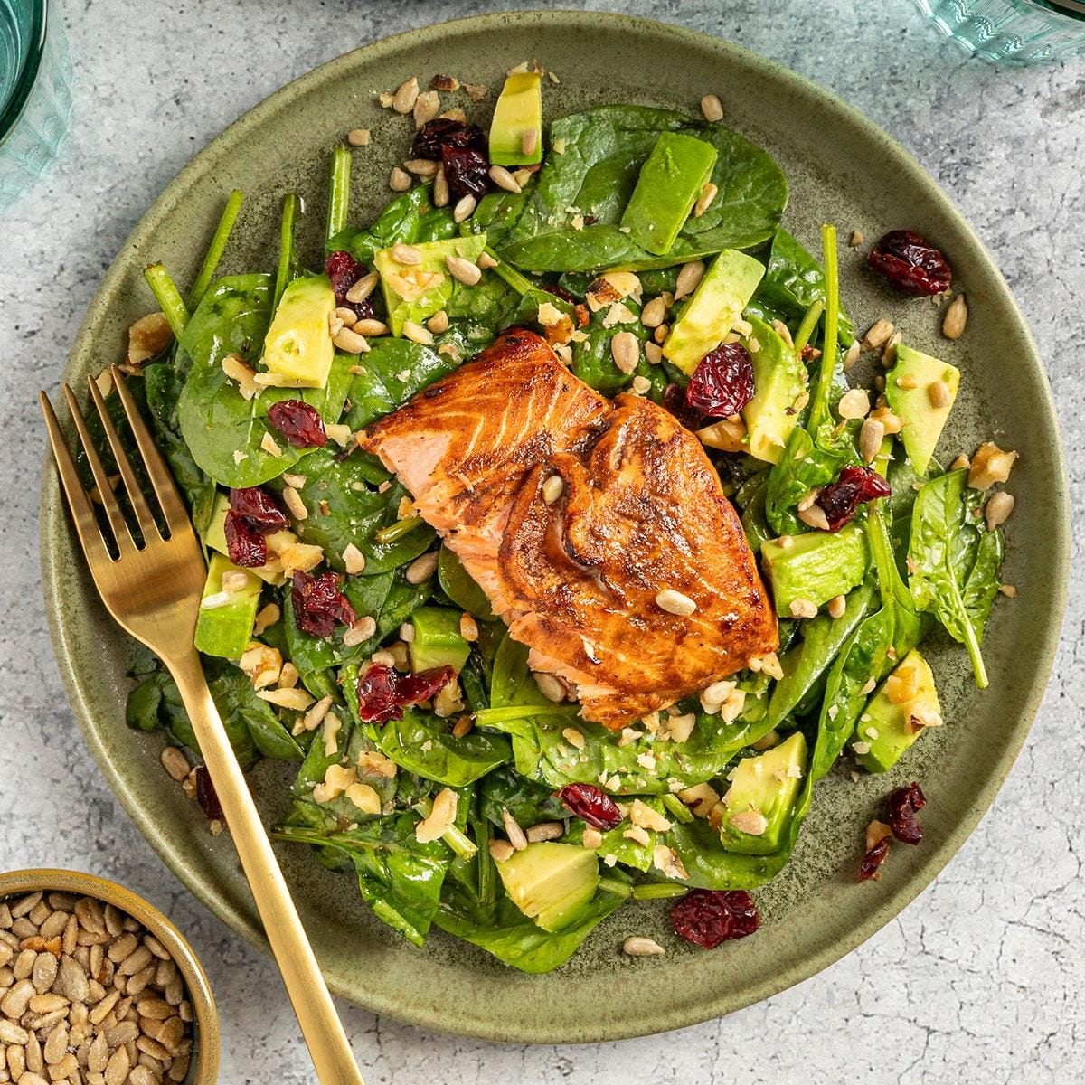 Salad with Salmon