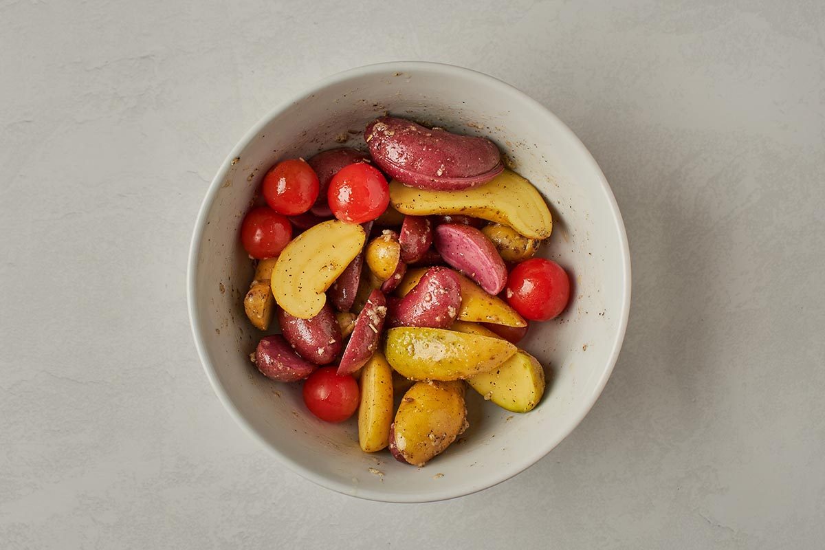 Season potatoes