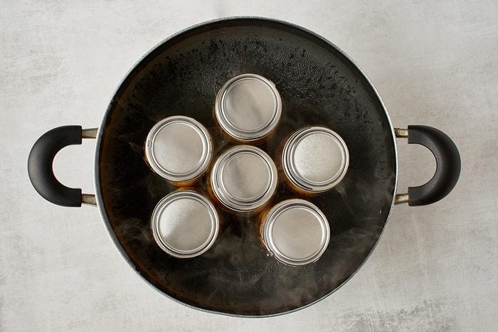 Process jars in a canner