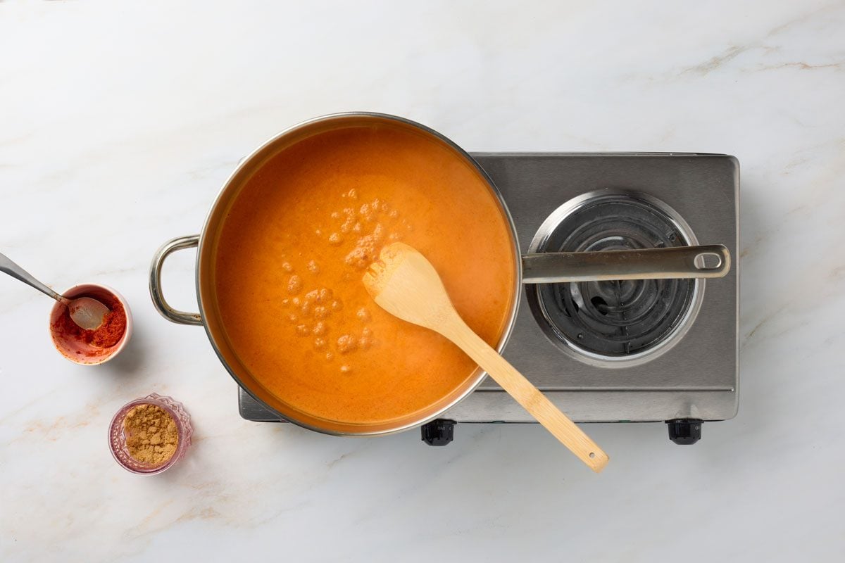 Red Thai Curry simmering
