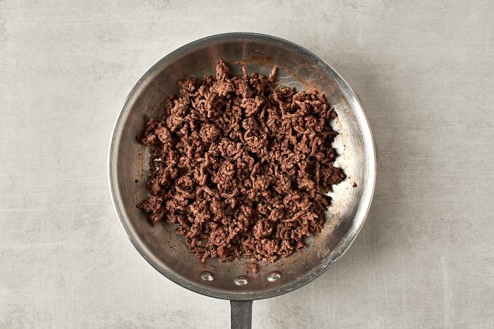 Cook ground beef