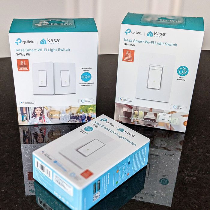 Three Kasa Switch Boxes