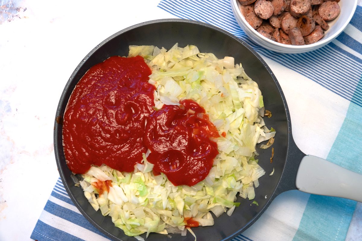 Cabbage And Sausage