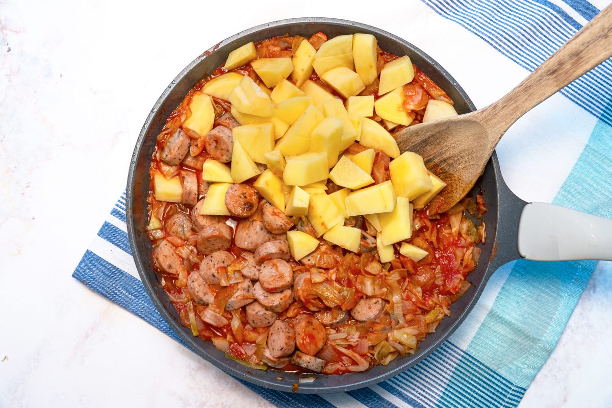 Cabbage And Sausage