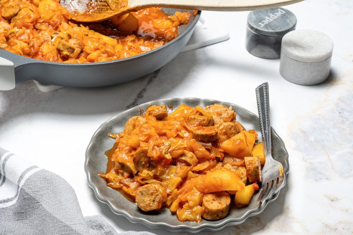 Cabbage And Sausage