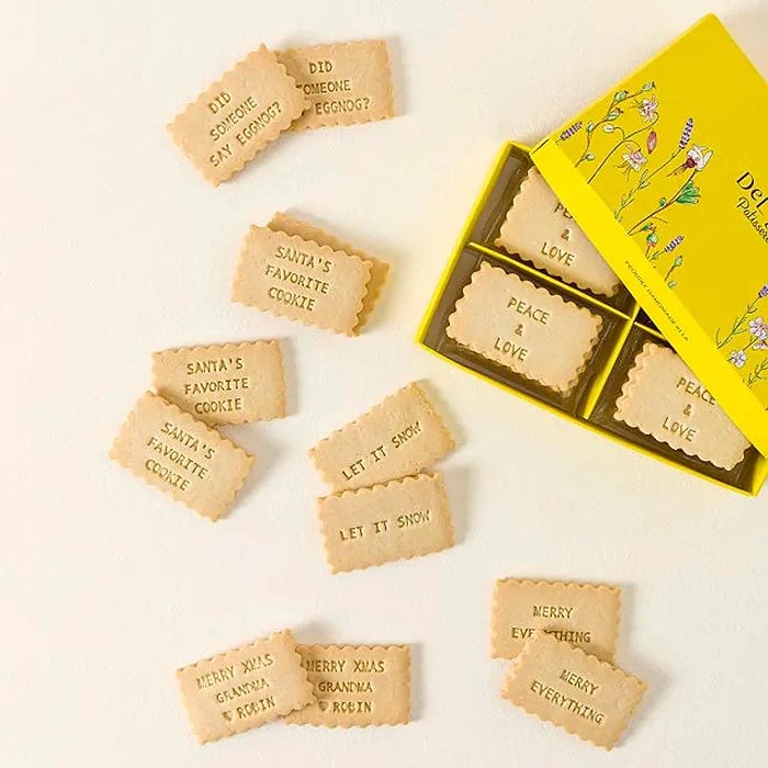 Custom Message Shortbread Cookies
