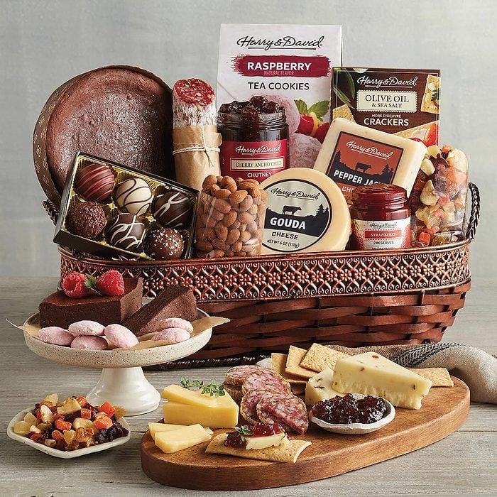 Deluxe Gourmet Gift Basket Ecomm Via Harryanddavid.com