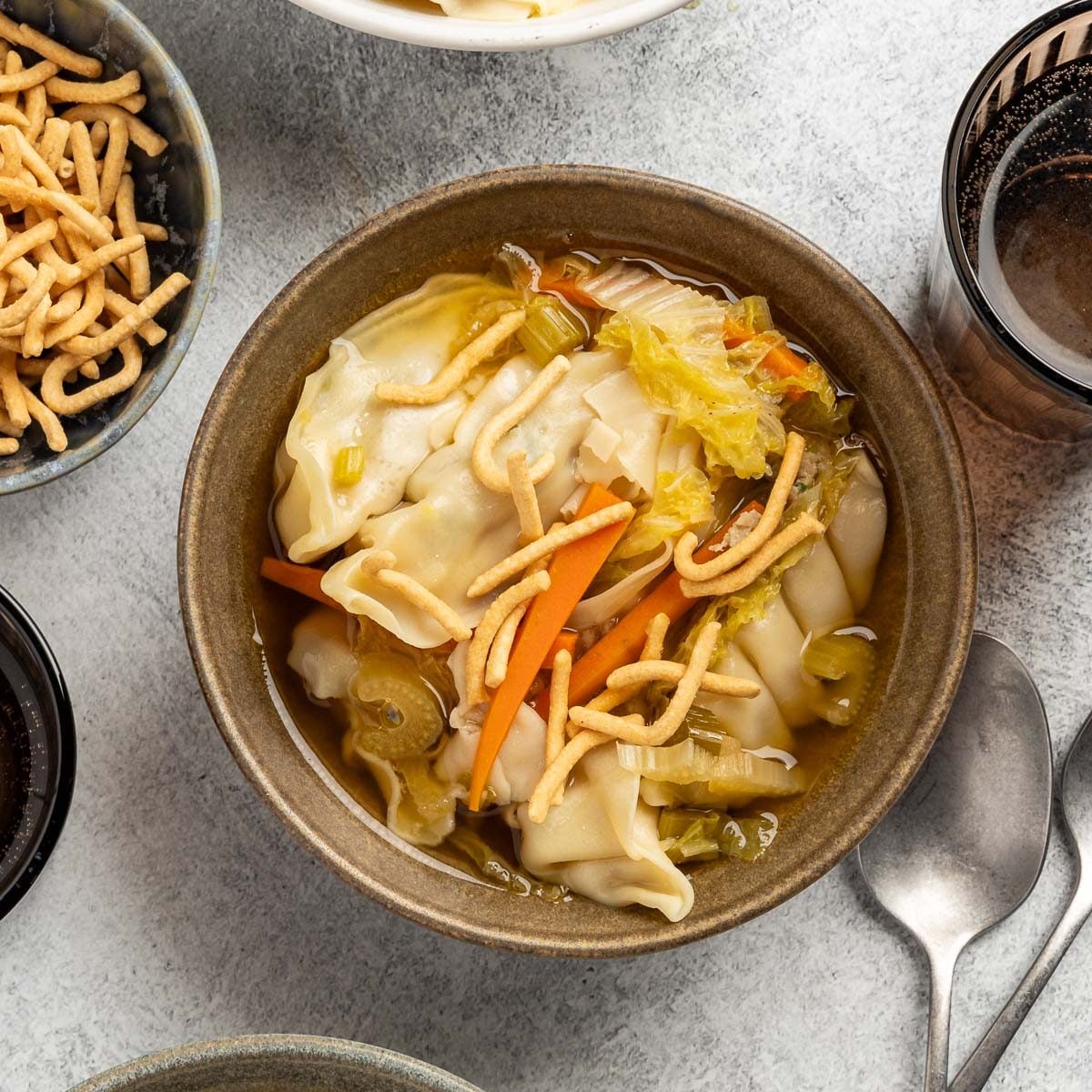 Easy Pot Sticker Soup