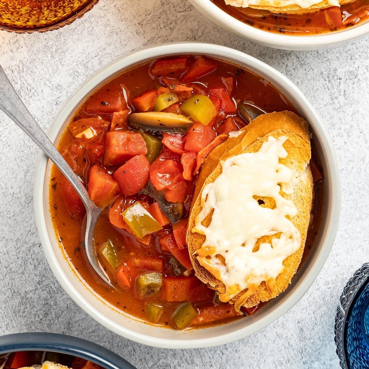 Contest-Winning Pizza Soup
