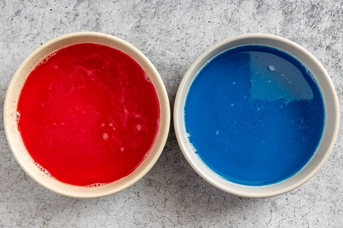 making the gelatin.