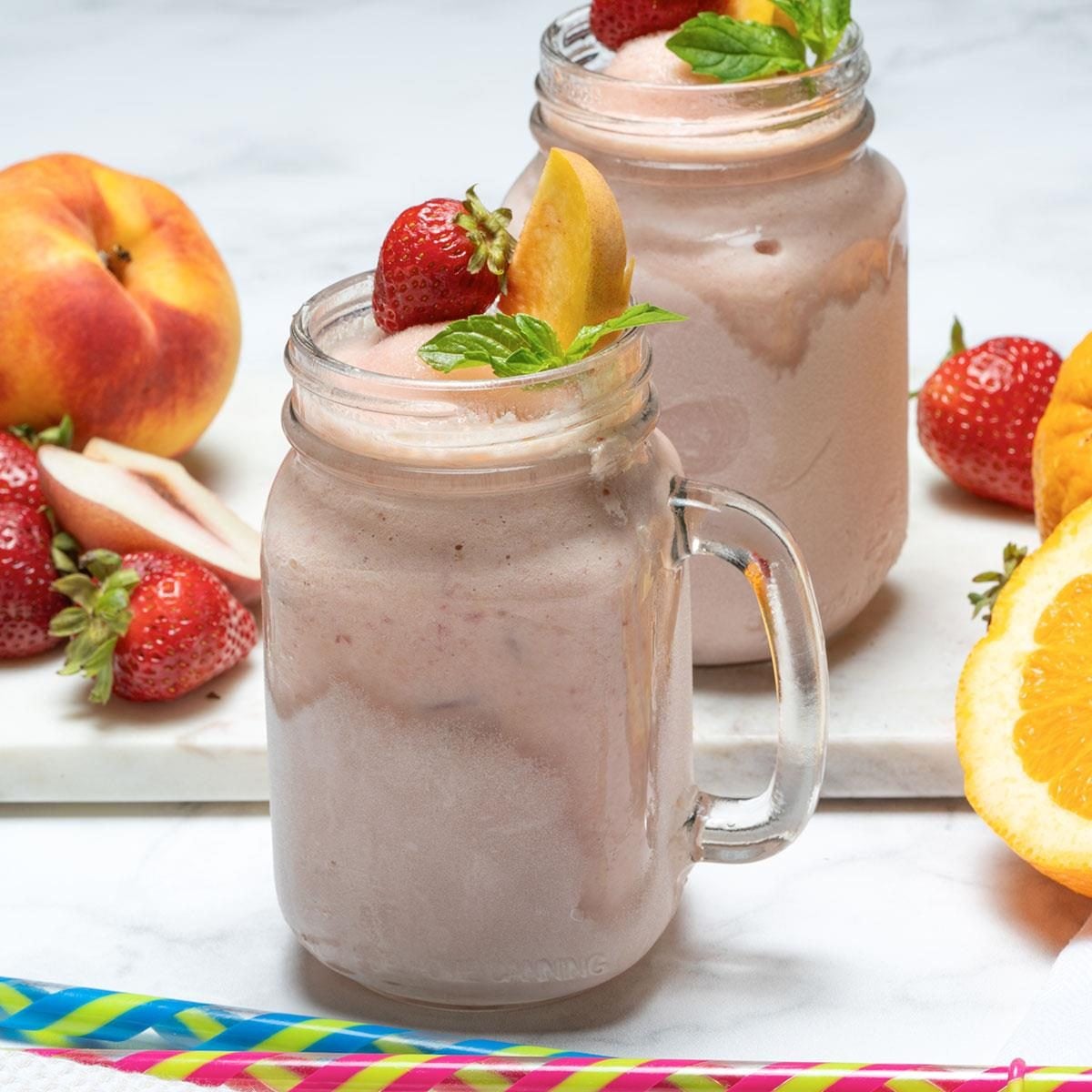 Fruit Smoothie with Milk