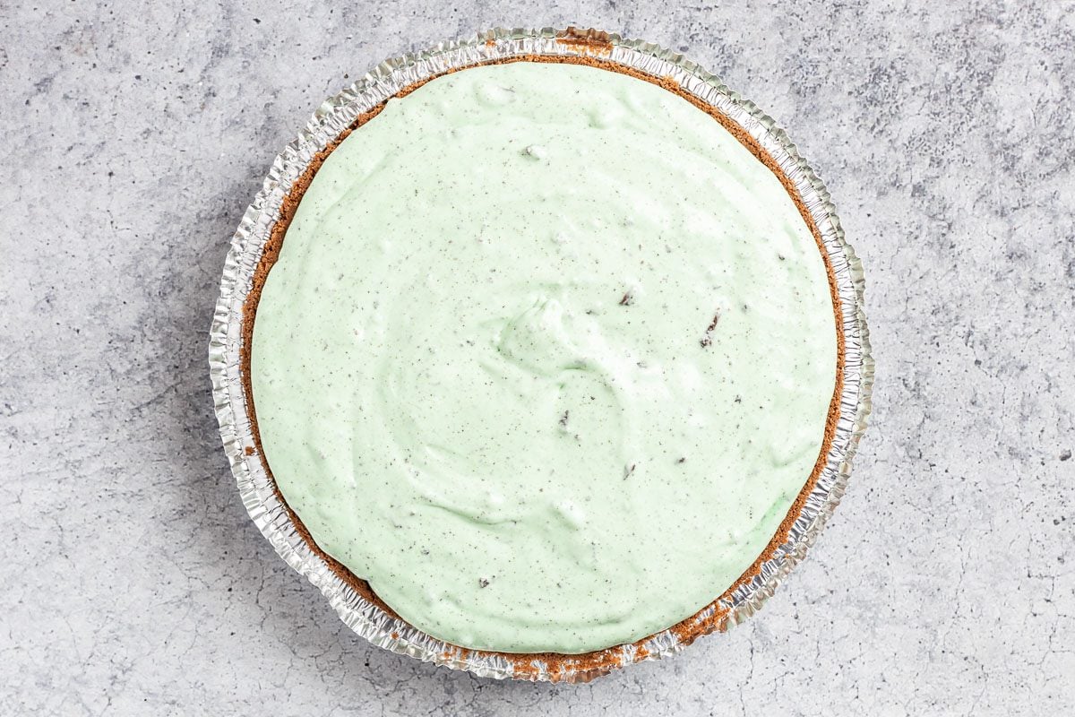 Taste of Home Grasshopper Pie photo of making the pie filling.