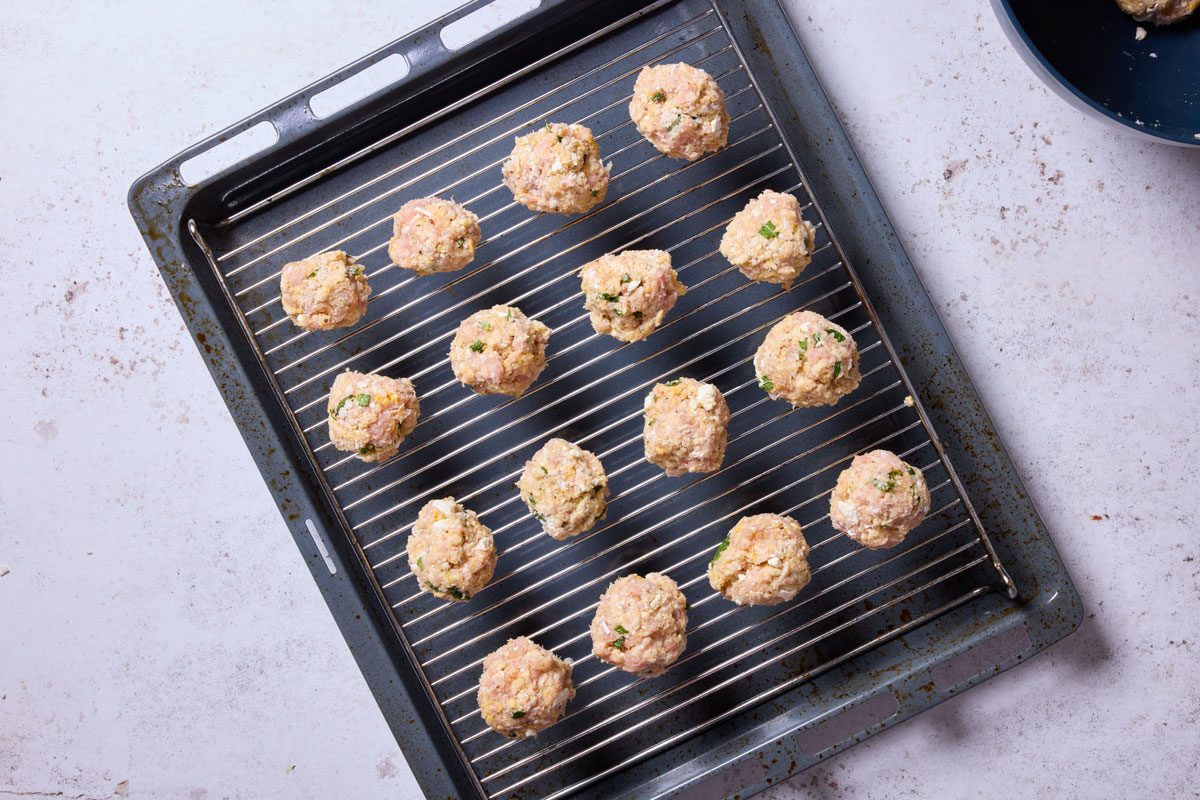 bake the meatballs