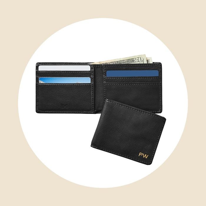 Monogrammed Harvey Leather Wallet