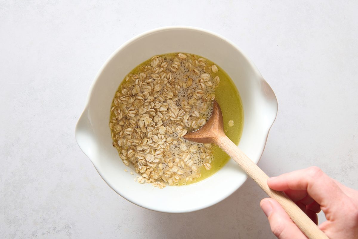 Preparing the oats