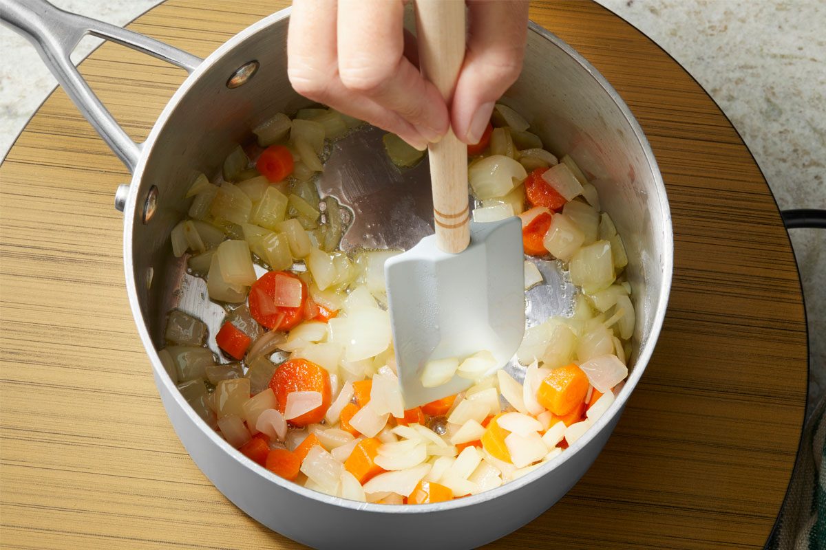 saute vegetables