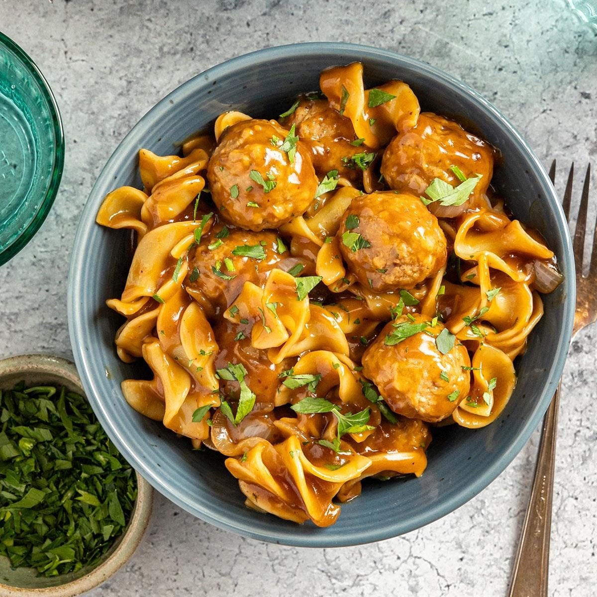 Salisbury Steak Meatballs