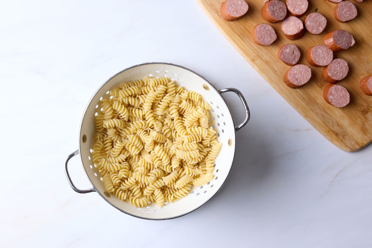 boil spiral pasta