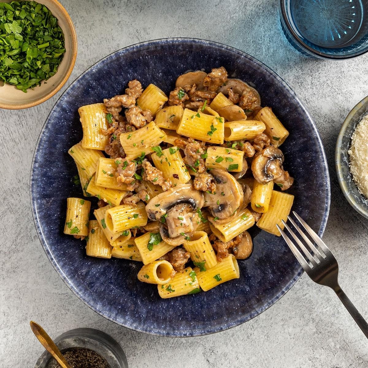 Sausage and Mushroom Pasta