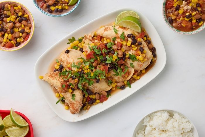Slow Cooker Salsa Chicken