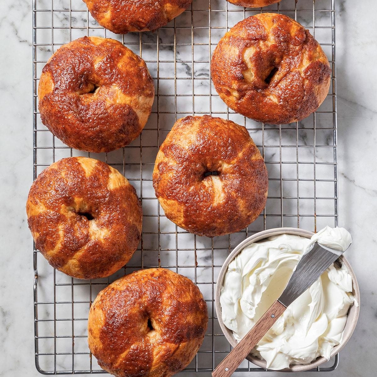 Copycat Panera Bread Cinnamon Crunch Bagel