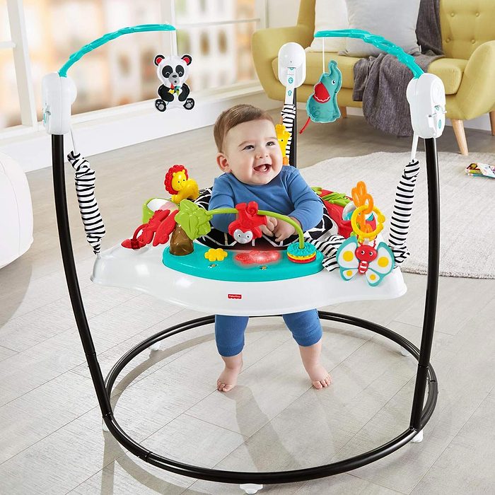 Fisher Price Baby Bouncer Pink Petals Jumperoo Ecomm Via Amazon.com
