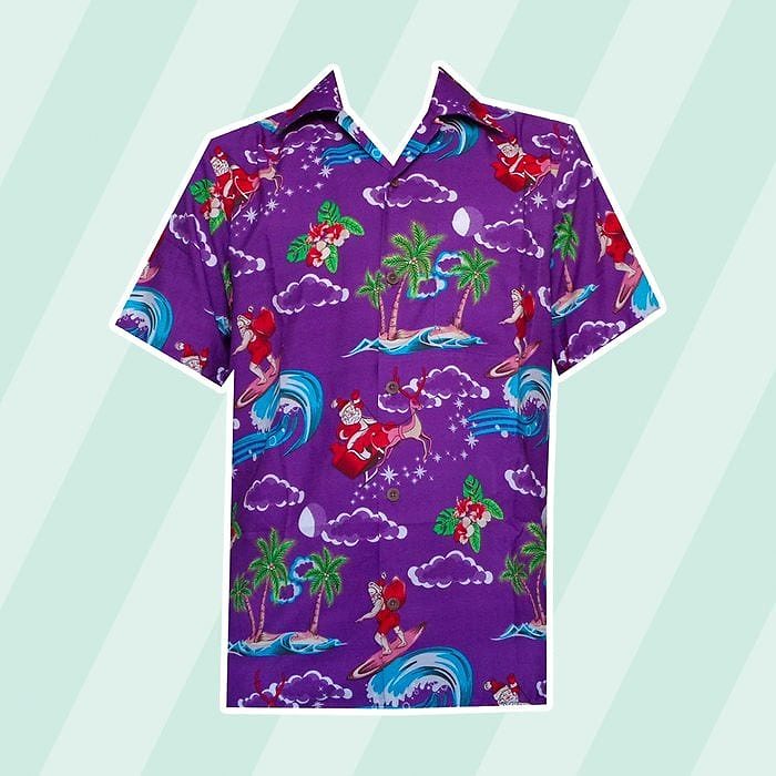 Hawaiian Shirt Christmas Santa Holiday