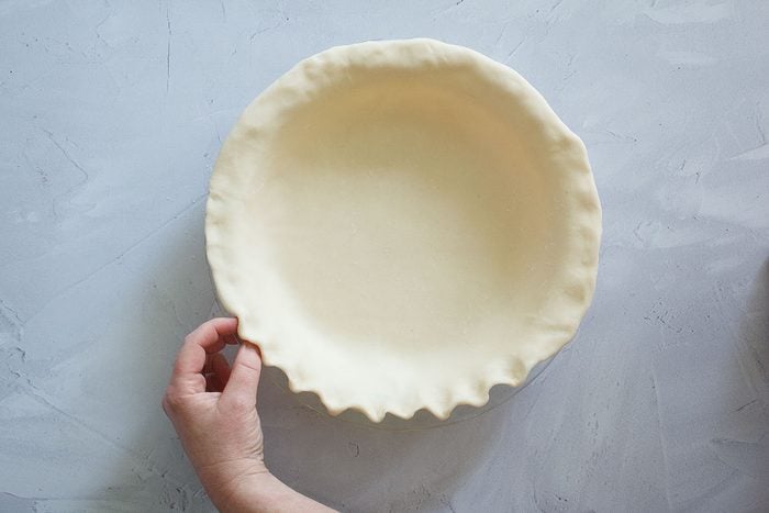 Flute pie crust