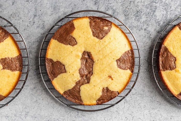 Taste of Home Marble Cake photo of the baked layers.