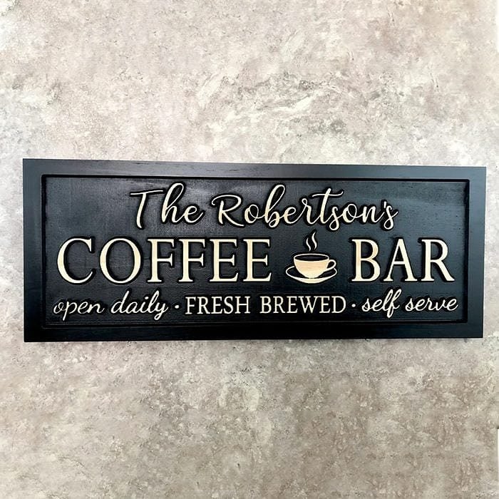 Personalized Coffee Bar Sign