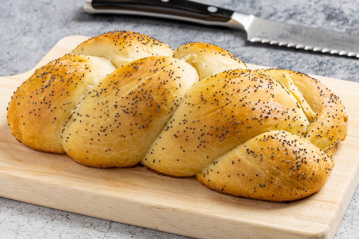 Taste of Home Small Challah Recipe photo of the finished recipe.