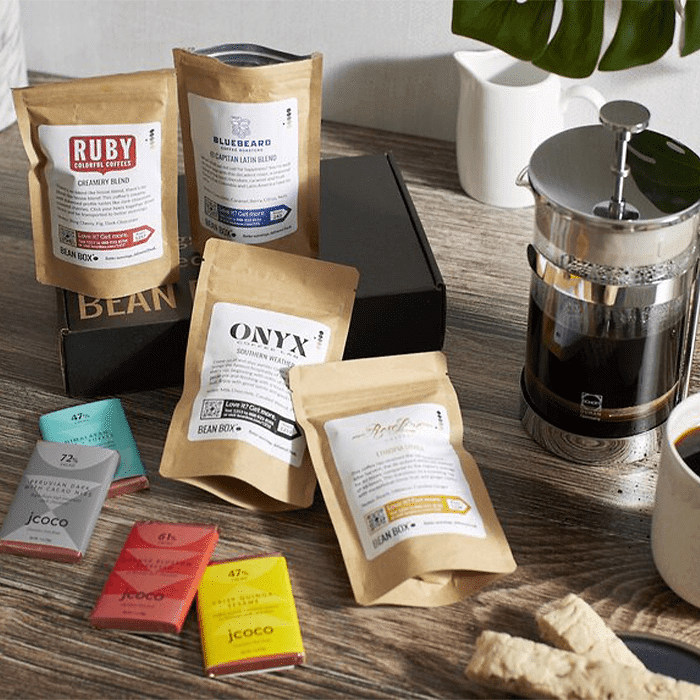 Coffe And Chocolate Tasting Box Ecomm Via Beanbox.com 