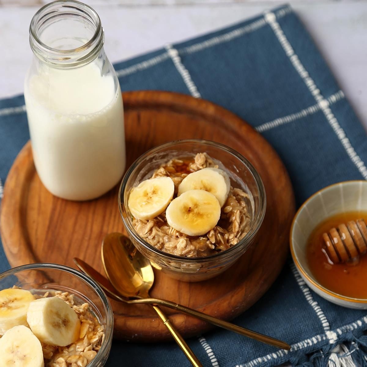 Peanut Butter Banana Overnight Oats