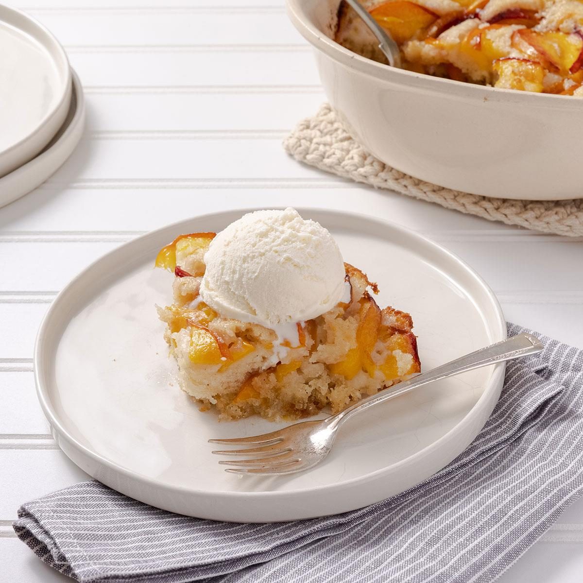 Nectarine Cobbler