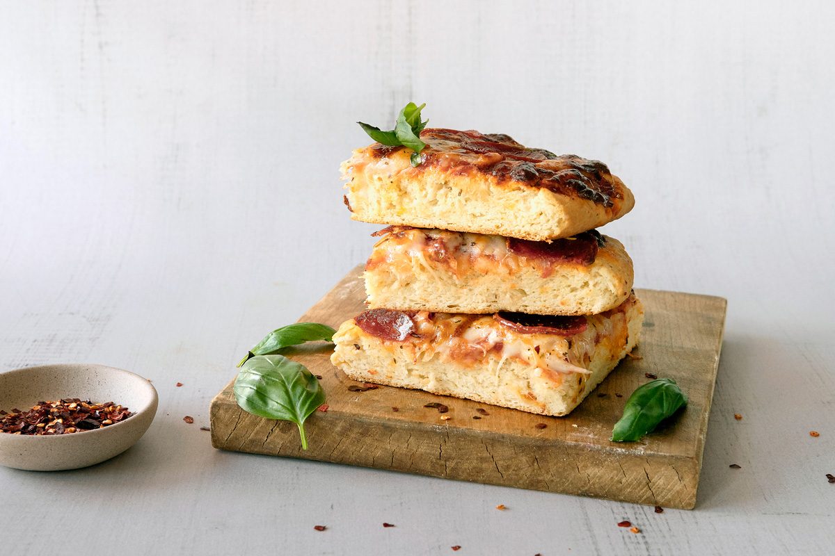pizza slices