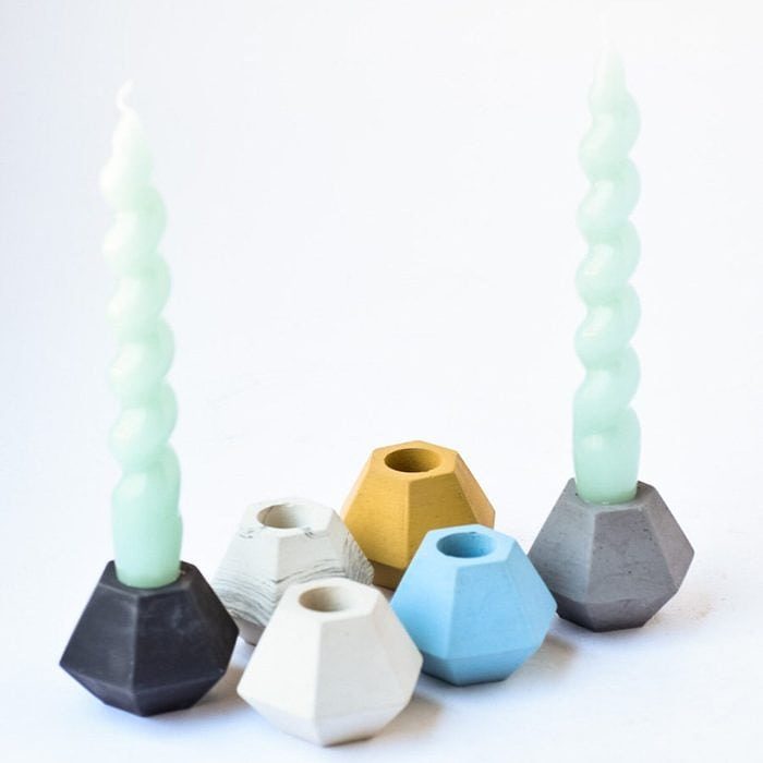 Concrete Candle Holders Ecomm Via Etsy.com E1663603394105