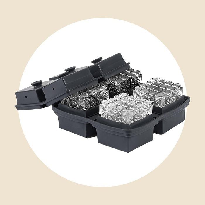 Faceted Etched Ice Cubes Sil Ecomm Via Williams Sonoma.com 