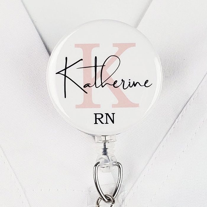 Personalized Nurse Badge Reel Via Etsy.com 1