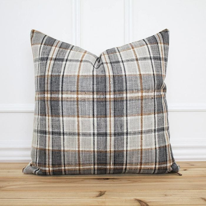 Plaid Gray Pillow Cover Ecomm Via Etsy.com