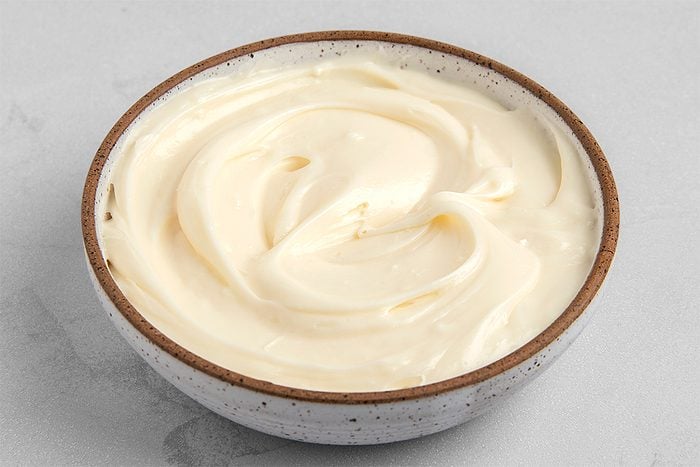 Cinnamon Roll Icing in a bowl